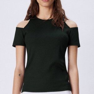 Zara Black Cut Out Shirt M